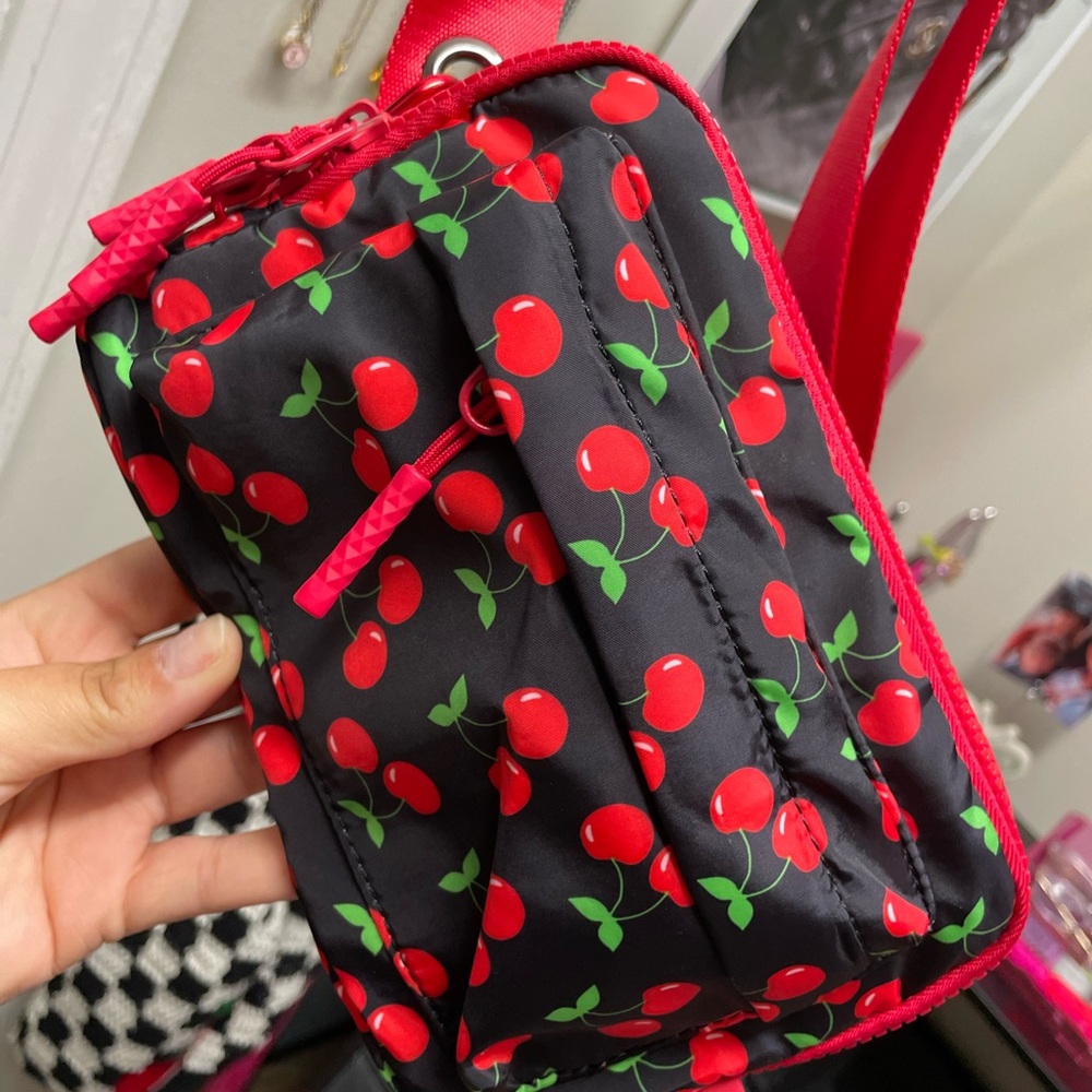 Cherry Print Crossbody Bag